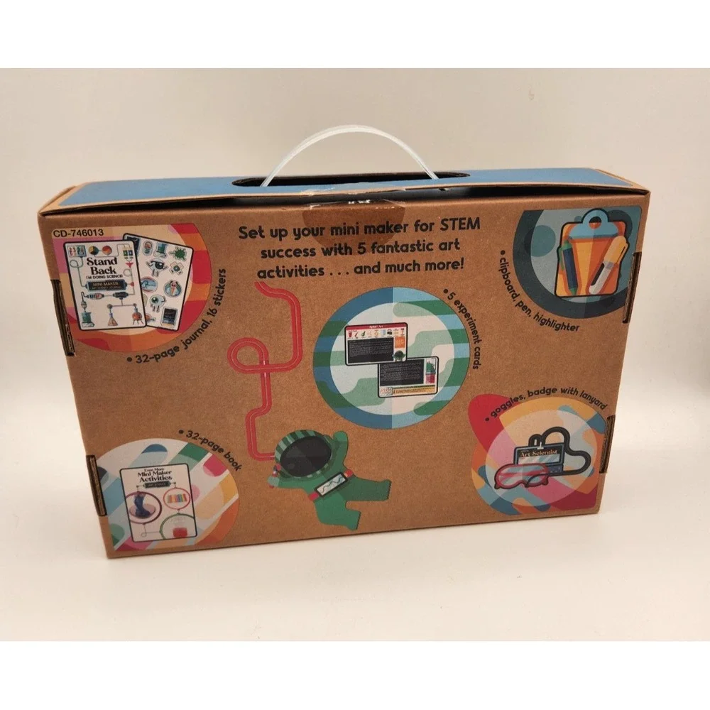 Carson Dellosa Mini Maker Kit: Art Science Activity Kit Grade 2-5 (29 pieces)